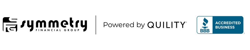 Symmetry Financial Group · Powered by Quility · BBB Accredited